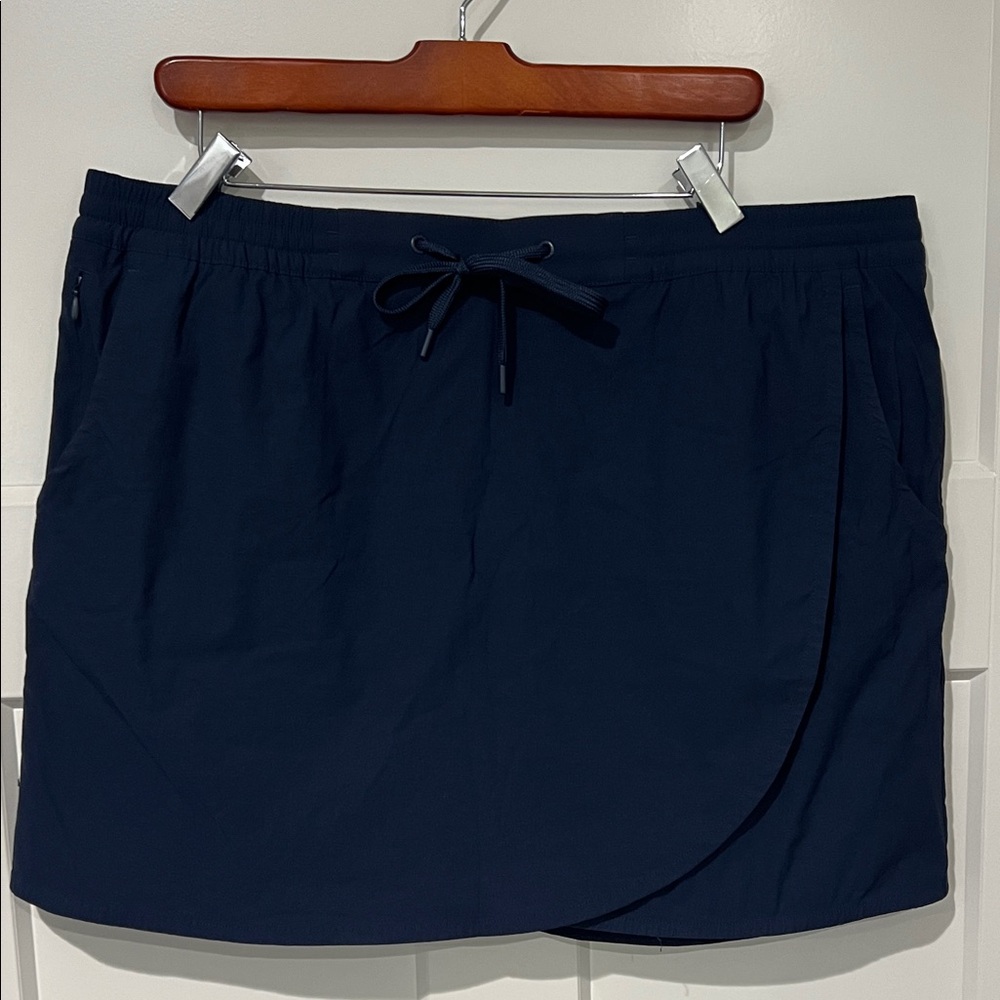 Old Navy Blue Skort with Drawstring Sz XL